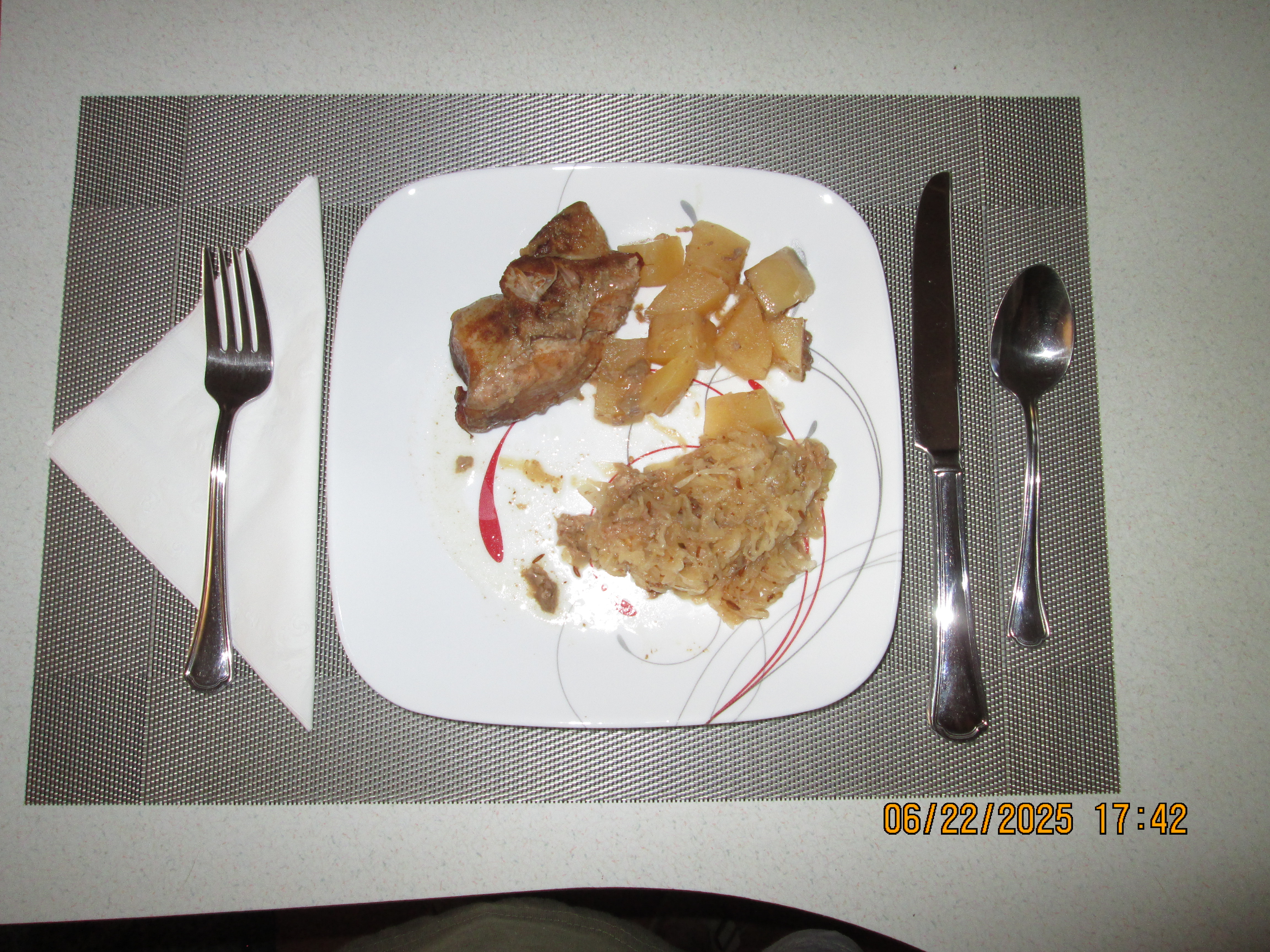 Crockpot Country Style Pork Ribs with Sauerkraut & Potatoes